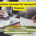 Best online courses for accounting and finance